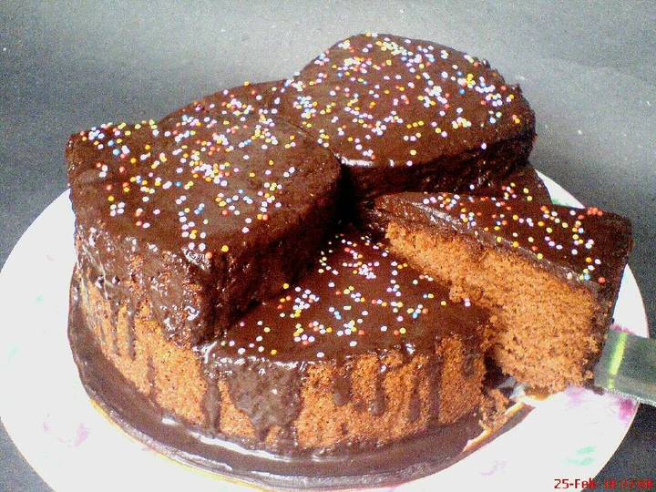 Langkah Gampang Membikin Resep  White Egg Chocolate Sponge Cake (bisa utk base cake ultah) yang Lezat, Menggugah Selera