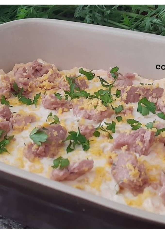 Una foto de Ensaladilla con hígado de bacalao