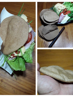Una foto de Pan De Pita Integral Sin Levadura