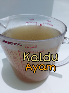 Foto resep 065》Kaldu Ayam