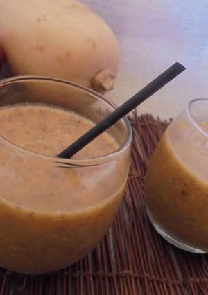 Φωτογραφία της συνταγής Smoothie με πουρέ κολοκύθας