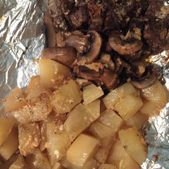 A picture of Garlic steak foils.