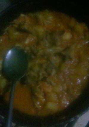 Una foto de Pollo en salsa