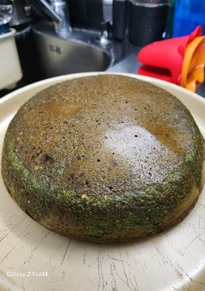 Una foto de Flan de espinaca y zanahoria