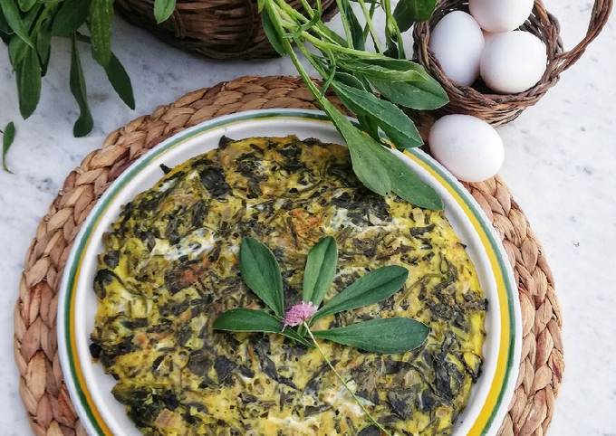 Modo semplice a Fai Qualsiasi notte della settimana Frittata di &amp;#34;cannatedda&amp;#34; strigoli 🌷