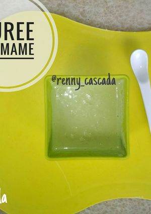 Foto resep Mpasi 6 bulan puree edamame