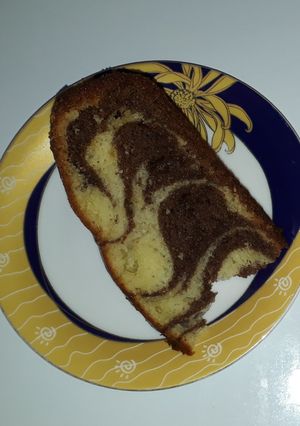 Une photo de Cake marbré