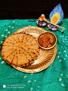 A picture of Rajasthani Khoba Roti.