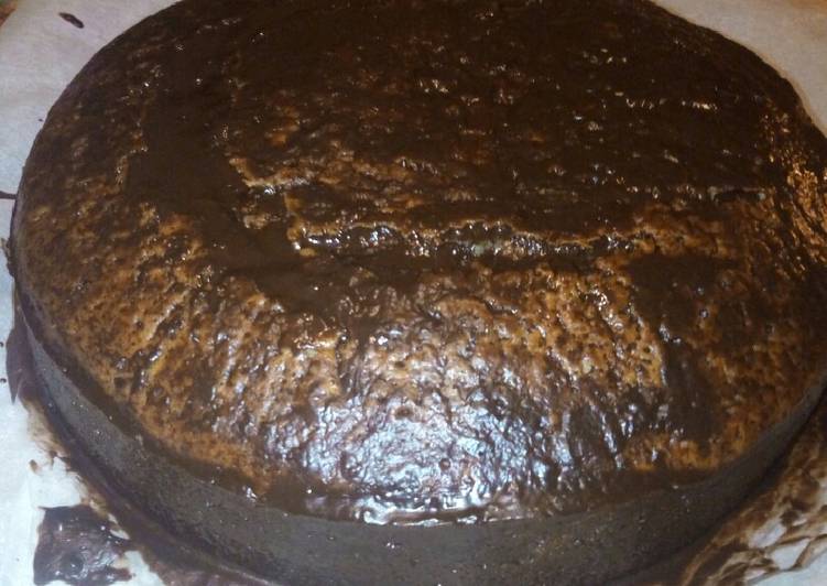 Bizcocho de naranja y chocolate