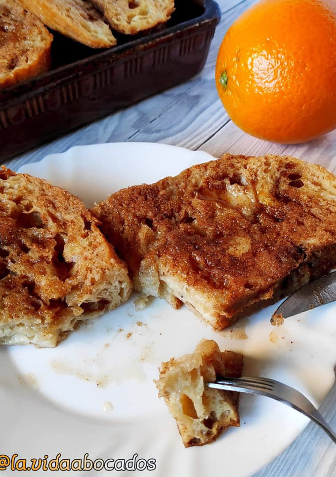 Una foto de Torrijas jugosas al horno