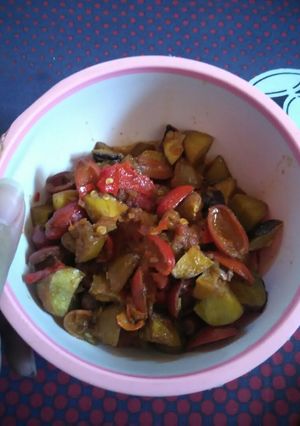 Foto resep Kulit melinjo jengkol sambel terasi sederhana