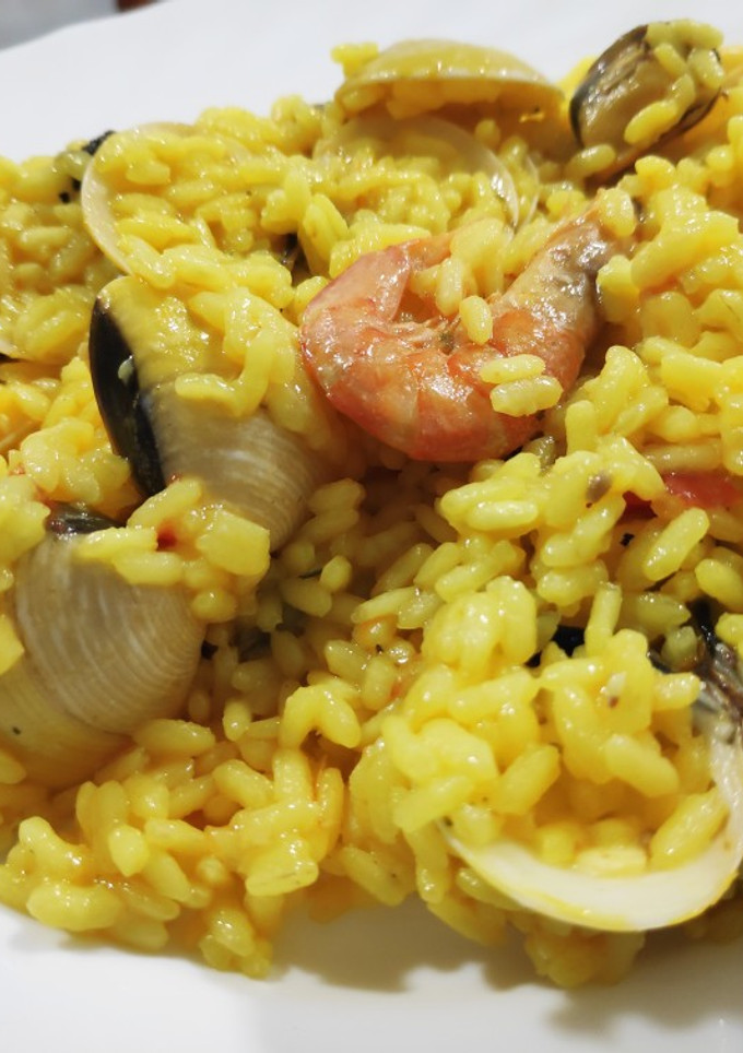 Una foto de Arroz con mariscos