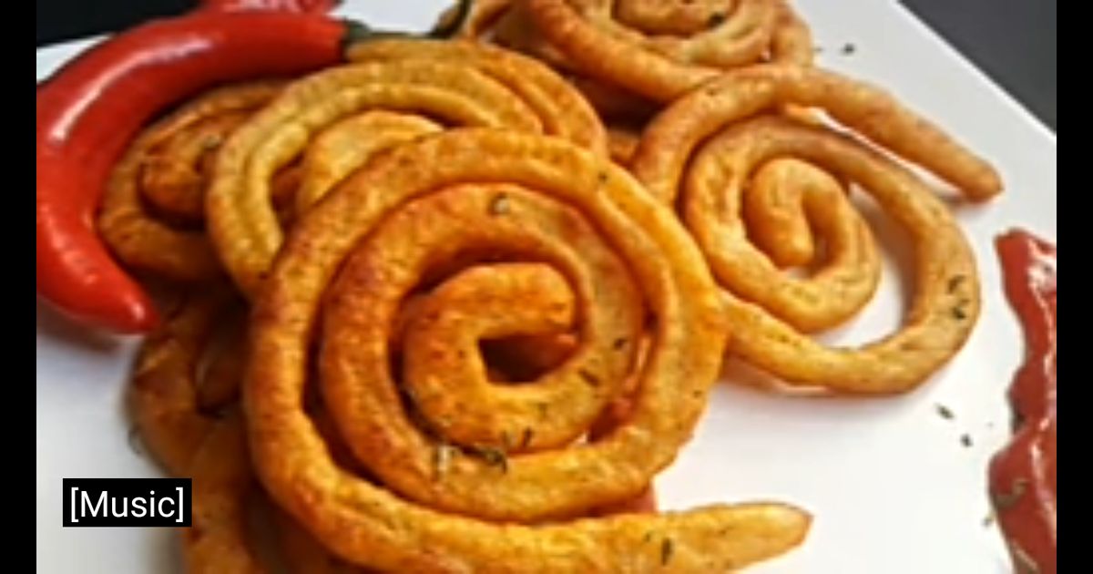 Crispy Spiral Chips Recipe by Muhammad Shakeel - Cookpad