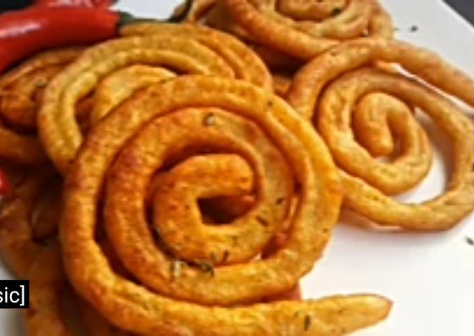 Crispy Spiral Chips