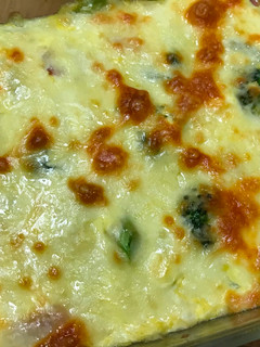 Una foto de Tofu gratinado