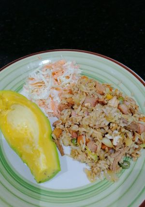 Una foto de Arroz frito