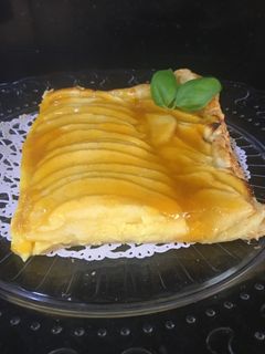 Una foto de Tarta de manzana con crema pastelera 👩🍳