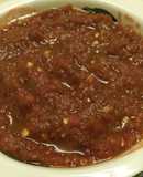 Salsa roja de jalapeño