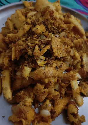 A picture of Bread poha.