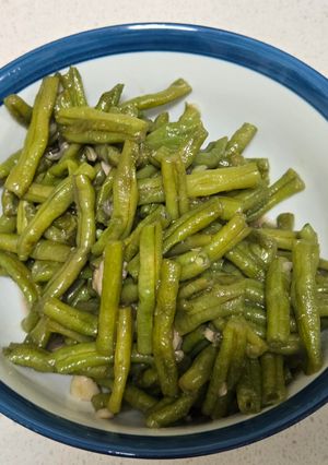 蒜香菜豆 的食譜成品照片