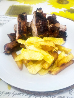 Una foto de Churrasco gallego en adobo