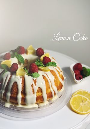 صورة لوصفة كيكة الليمون 🍋🌱