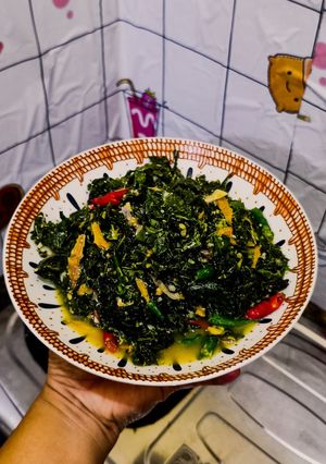 Foto resep Tumis Daun Singkong