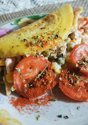 Una foto de Crepioca rellena