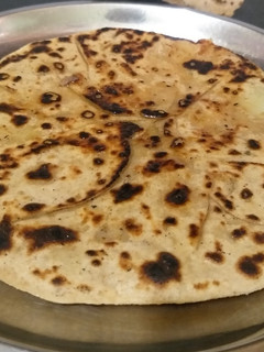 A picture of Onion Paratha.