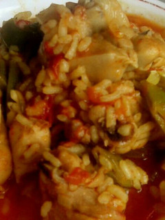 Una foto de Arroz meloso con pollo