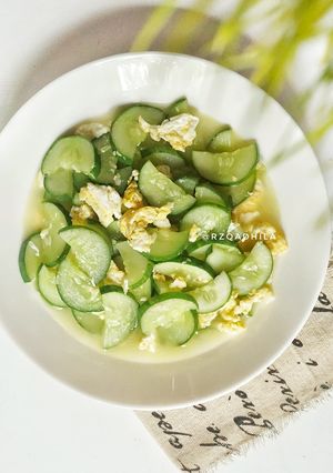 Foto resep Tumis Timun Telur