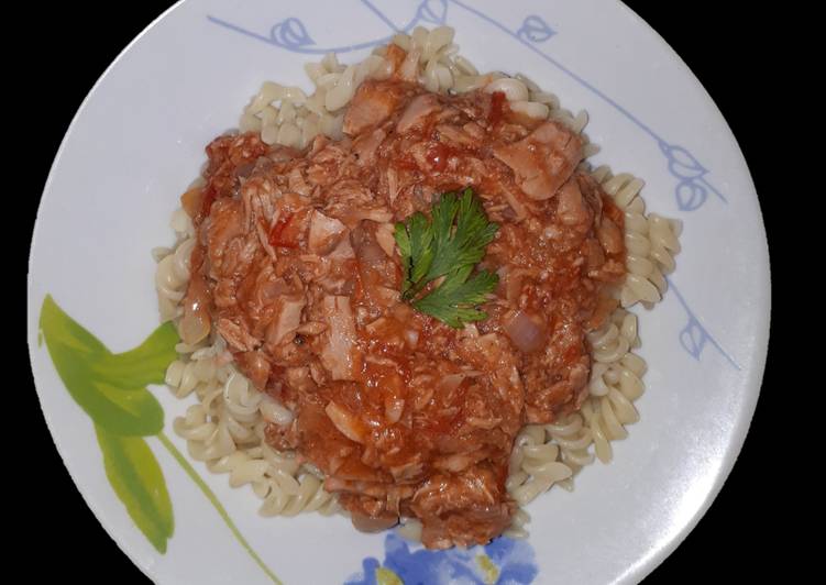 Bahan-bahan Fussili tuna saos tomat yang nikmat Untuk Jualan