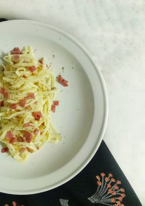 Foto resep Fettuccine with Creamy Garlic Butter Sauce