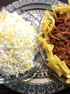 عکسی از دستور خوراک گوشت چرخ کرده