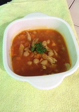 Una foto de Garbanzos caribeños