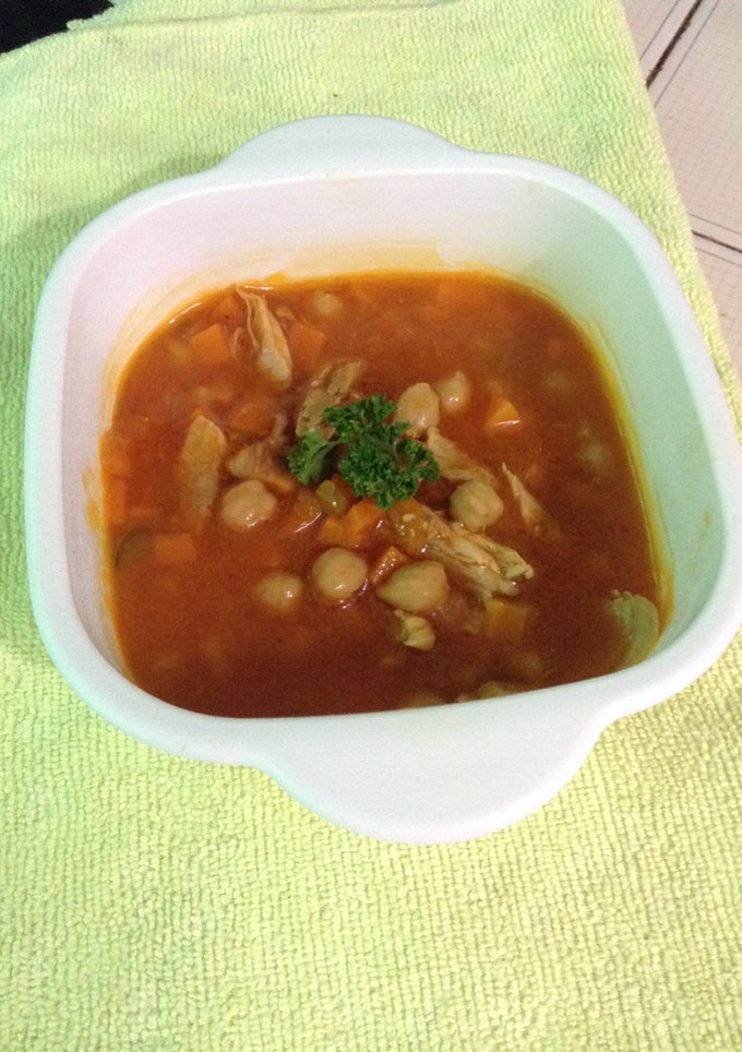 Una foto de Garbanzos caribeños