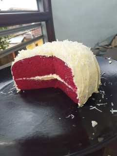 Foto resep Red velvet cake kukus