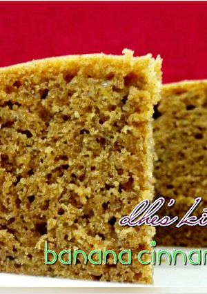 Foto resep Banana cinnamon cake (no oven,no mixer)
