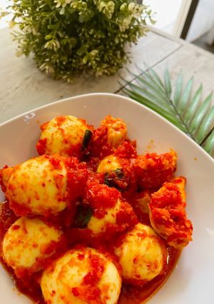 Foto resep Balado telur dan ayam