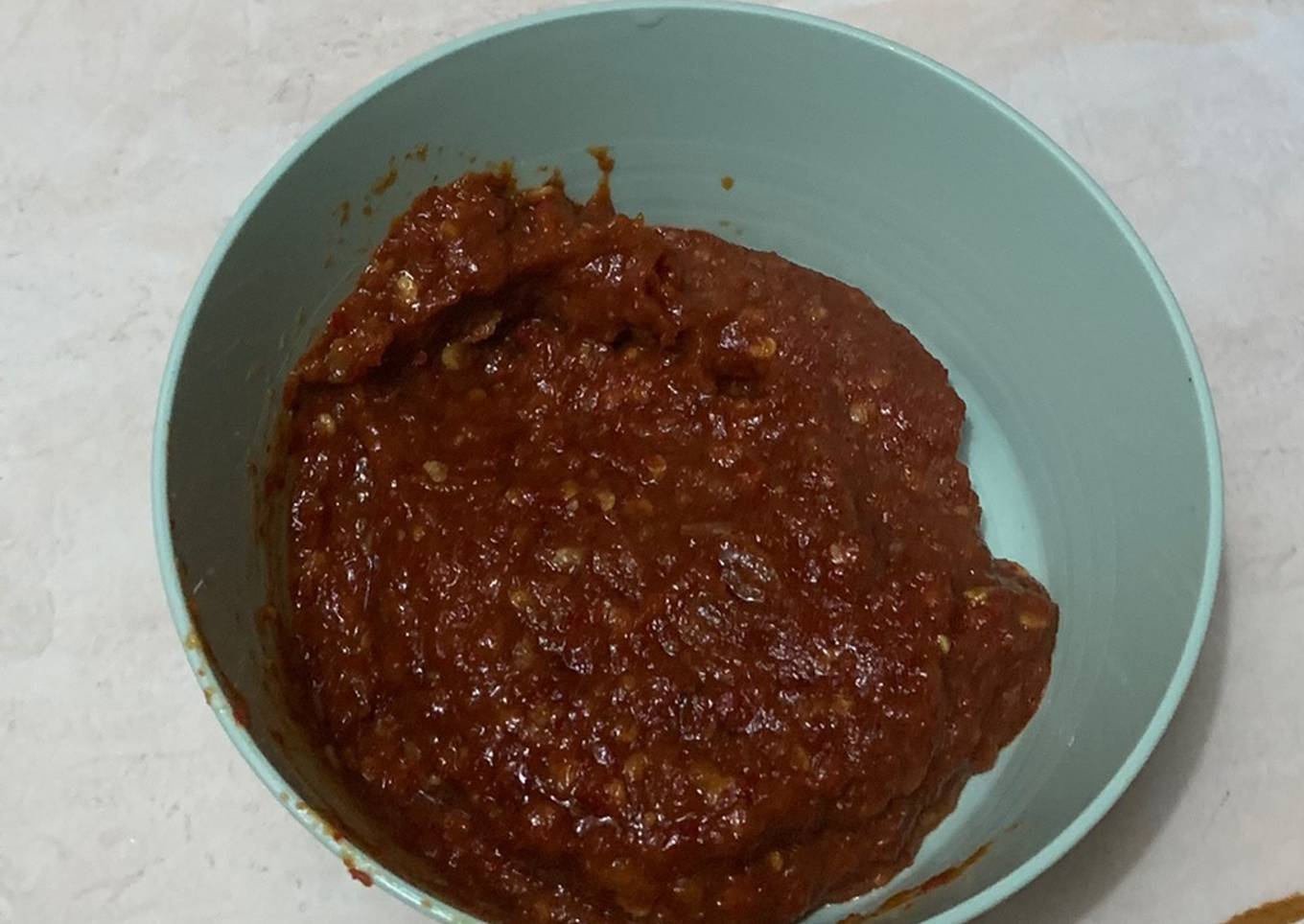 Sambel terasi No tomat istimewa