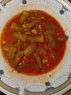 صورة لوصفة باميه