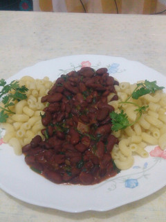 A picture of Pasta and Bean's stew.