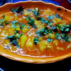 A picture of Tomato lauki.