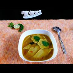 A picture of Gujarati Dal Dhokli.
