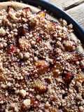 Pflaumenkuchen - German Damson Plum Tart with Crumble Topping