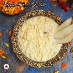 A picture of Apple mawa rabdi.