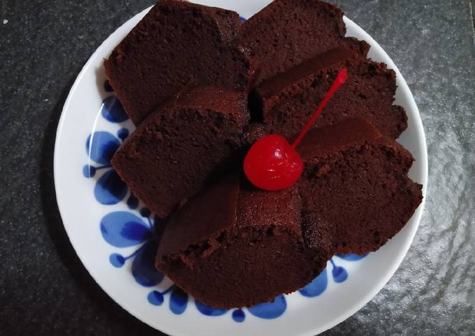 Langkah Mudah untuk Membuat 44. Bolu Putih Telur Coklat Moist yang Lezat