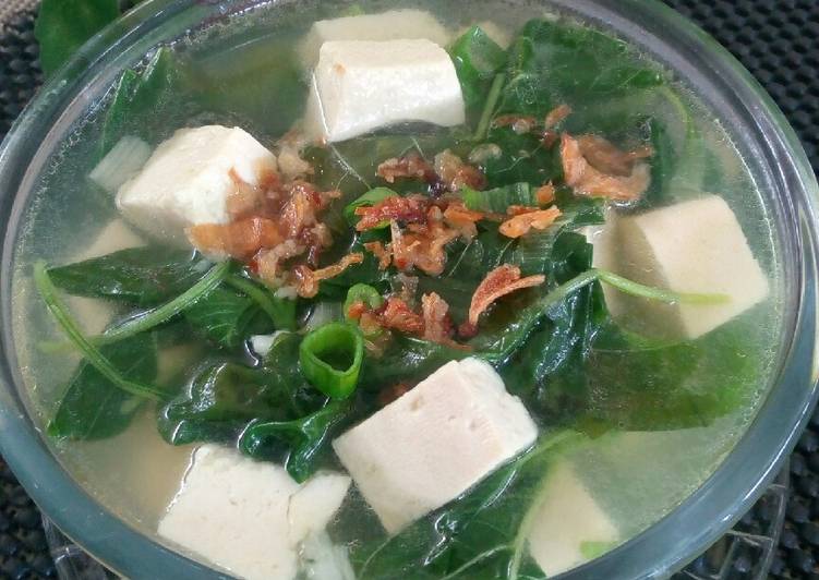 Resep Sup Bayam Tahu, Lezat