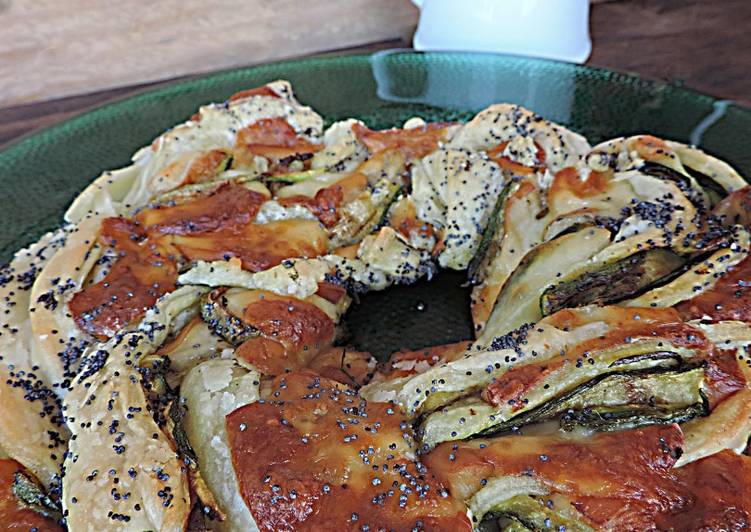 Ciambella salata alle zucchine e provola