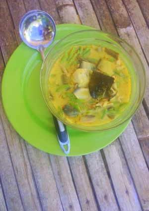 Foto resep Gulai ontong kacang panjang